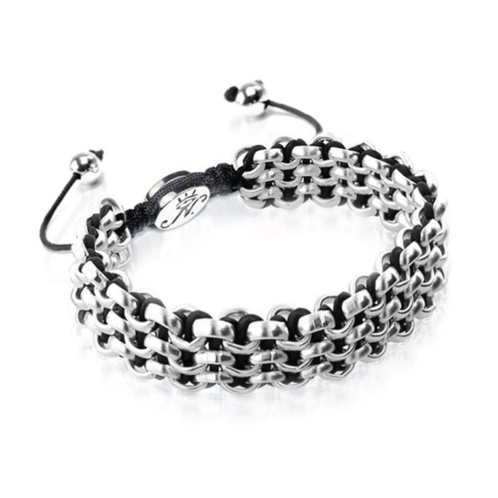 NWOT Joseph Nogucci Silver Kismet Links Bracelet